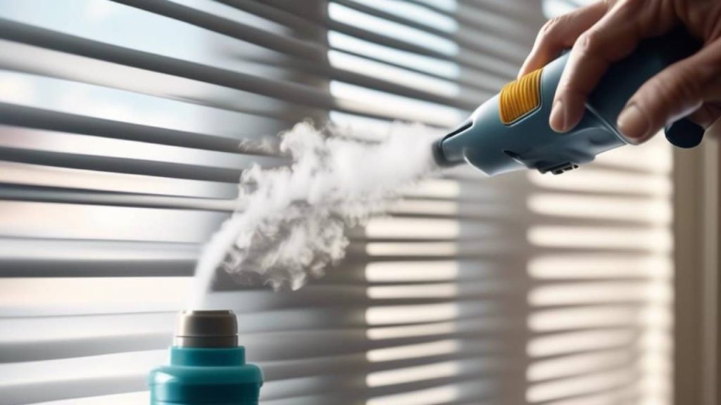Cómo limpiar estores con vaporeta 5 Limpiar estores con vaporeta