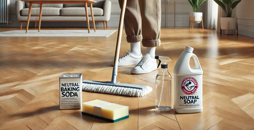 quitar manchas de grasa seca del parquet